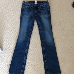 Low-Rise Bootcut Jeans